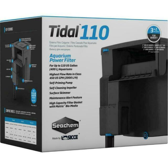 Tidal 110 HOB Power Filter (Up to 110 Gal) - Seachem Waar