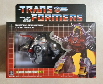 TRANSFORMERS G1 SLAG US SELLER MISB RARE! AUTOBOT DINOBOT TOY