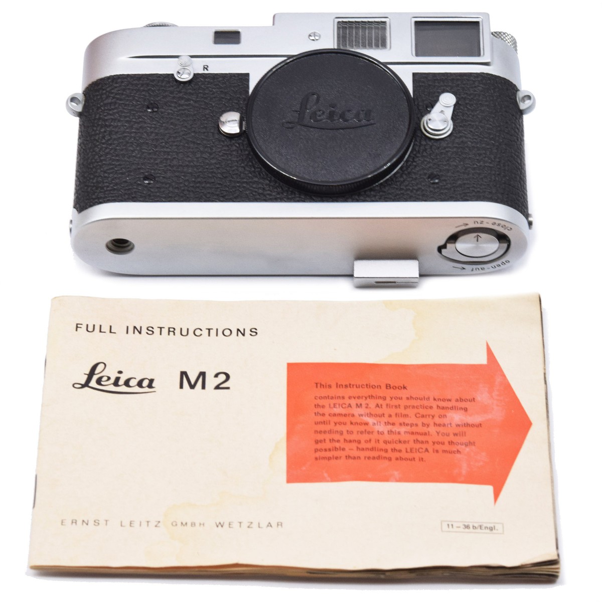 LEICA M2 初期型 シルバー Mint- Leica M2 35mm Rangefinder Film Camera Silver Body w/Original