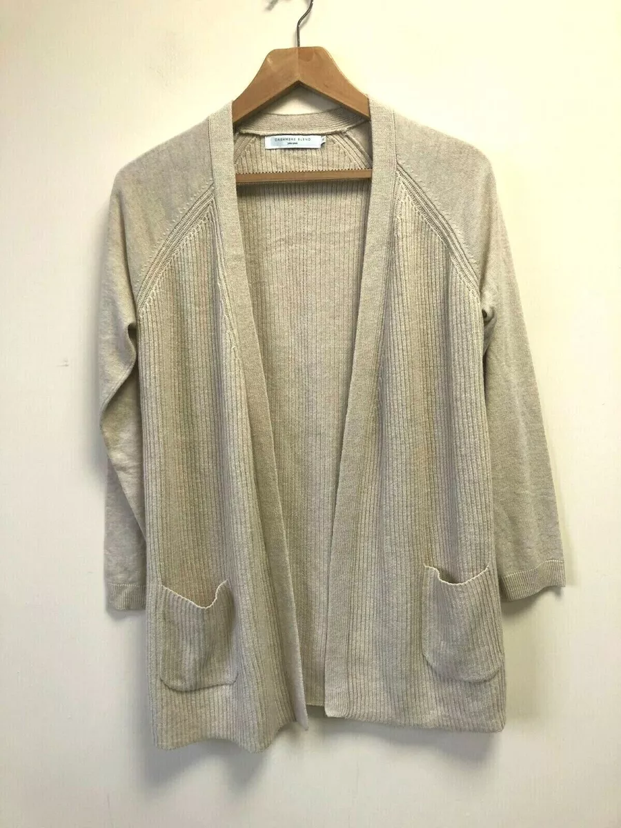 Cashmere edge to store edge cardigan