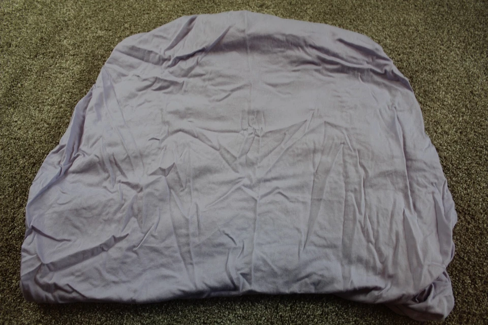 Sábana bajera ajustada Carter's Kidsline púrpura claro lavanda bebé bebé niña Foto 2 de 4