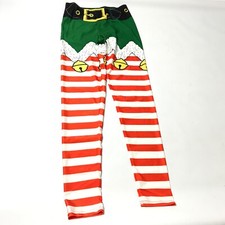 New Girl Colorful Skinny Leggings Casual Kid's Stretchy Pants Sz XL Green Orange