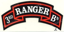 Unites States US Army 3rd Ranger Battalion DECAL