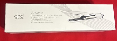 ghd Duet Style  2-in-1 Flat Iron Hot Air Hair Straightener + Hair Dryer White