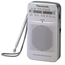 Panasonic RF-P50D FM-AM 2-Band Radio Silver
