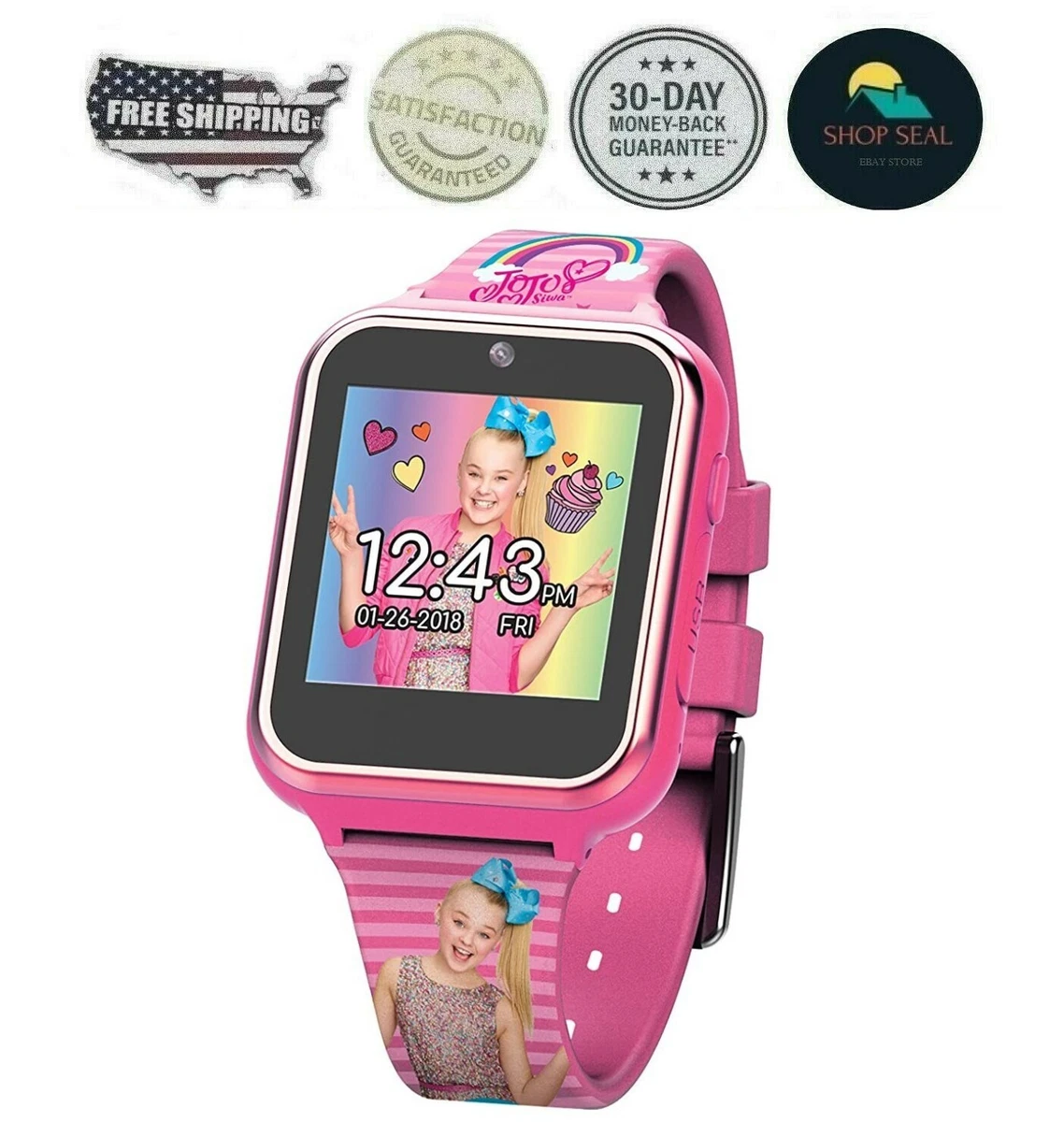 Reloj Inteligente Para Niñas Tactil De Jojo Siwa Con Juegos