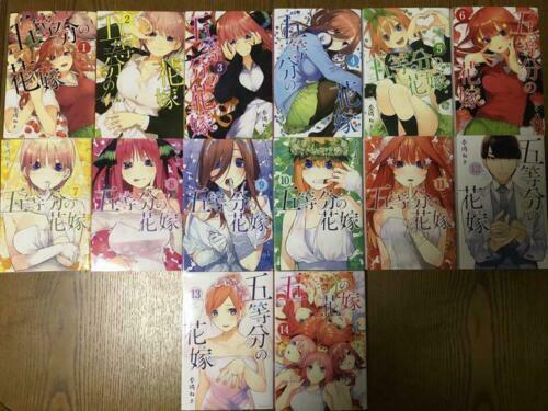 Japanese Manga Comic Book Go 5 toubun no hanayome vol.1-14