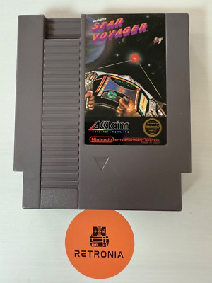 Star Voyager Nintendo Nes Game Cart NTSC 5 Screw Version komplett gereinigt & getestet