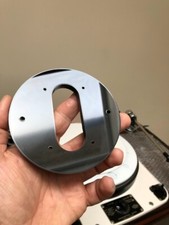 Distanziale/piastra base braccio tipo SME - GRANDE 110mm D/5mm H - nero lucido