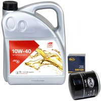 MotoröL Set 10W-40 5 Liter + ÖLfilter FüR Chevrolet Captiva Opel Zafira Vectra