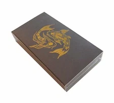 The Joy of Light Designer Matches Koi Fish on Embossed Matte 4" Collectible M...