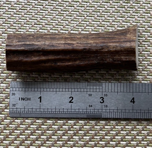 New Arrived Moose Antler Stag Taper Roll Knife Scale Handle Materials - Picture 3 of 5
