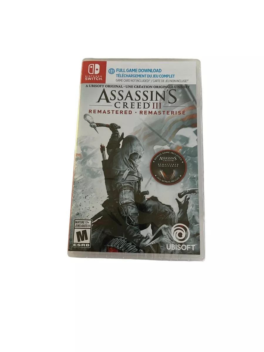 Assassin's Creed III Remastered, Ubisoft, Nintendo Switch