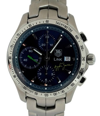 Tag Heuer 42mm Men's Link Ayrton Senna Limited Edition Automatic Watch- CJF2113!