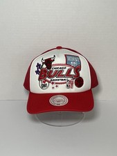 Mitchell & Ness Chicago Bulls Espuma Malla Frontal Camionero Snapback Gorra Gorra Para Hombre