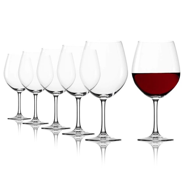 StöLzle Lausitz Classic Burgunderkelch 770 Ml 6Er Set Rotwein Rotweinglas Edel-image