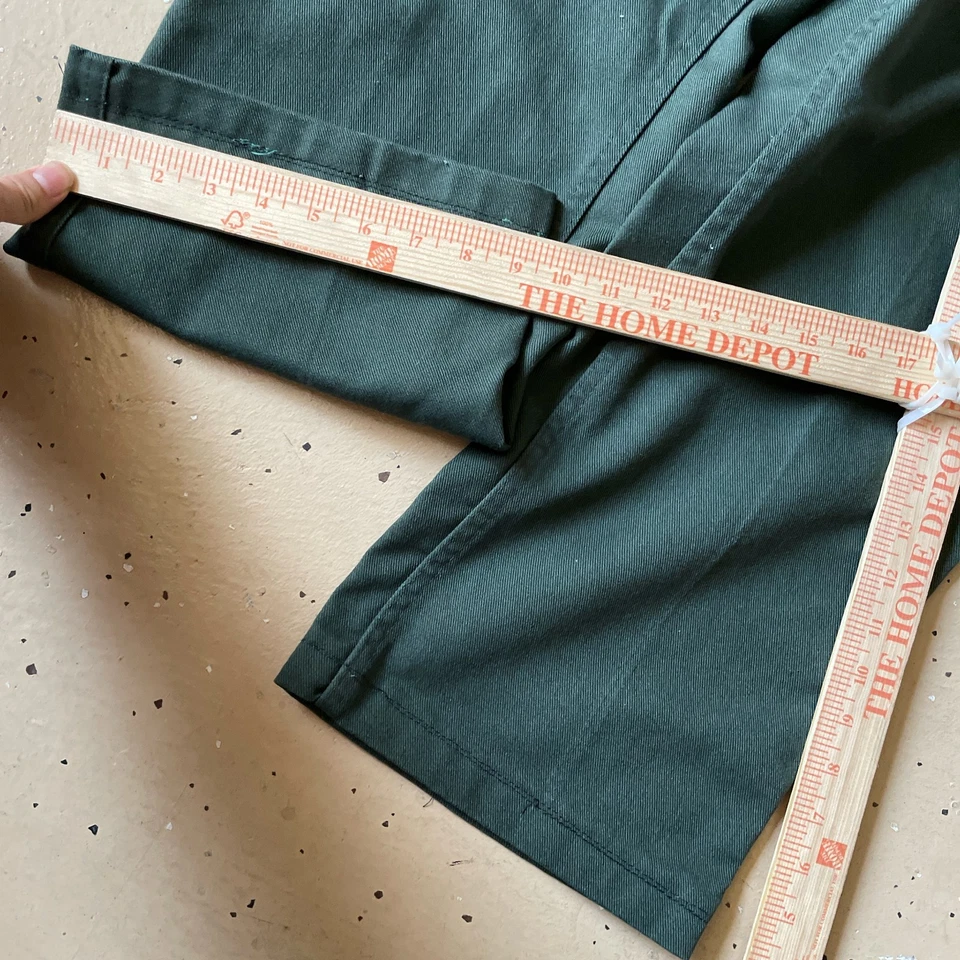 Pantalones de trabajo Ben Davis Forest Pine Green W34 625 para hombre corte recto medio Foto 4 de 4