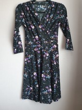 Black Floral Dress Size 10