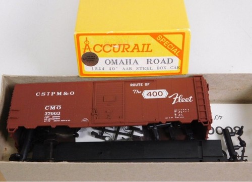 Kit de vagón de carga de acero Accurail 1544 HO Omaha Road 40' AAR #37663 | Zustand: New