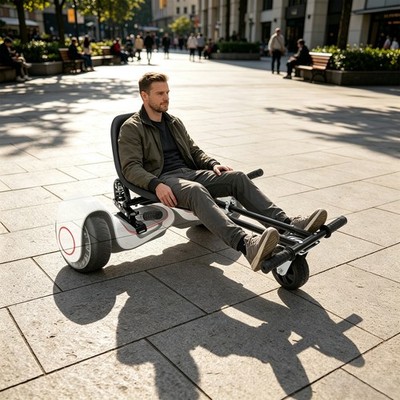 Hoverboard Seat Attachment Balancing Scooter Seat Attachment Adjustable