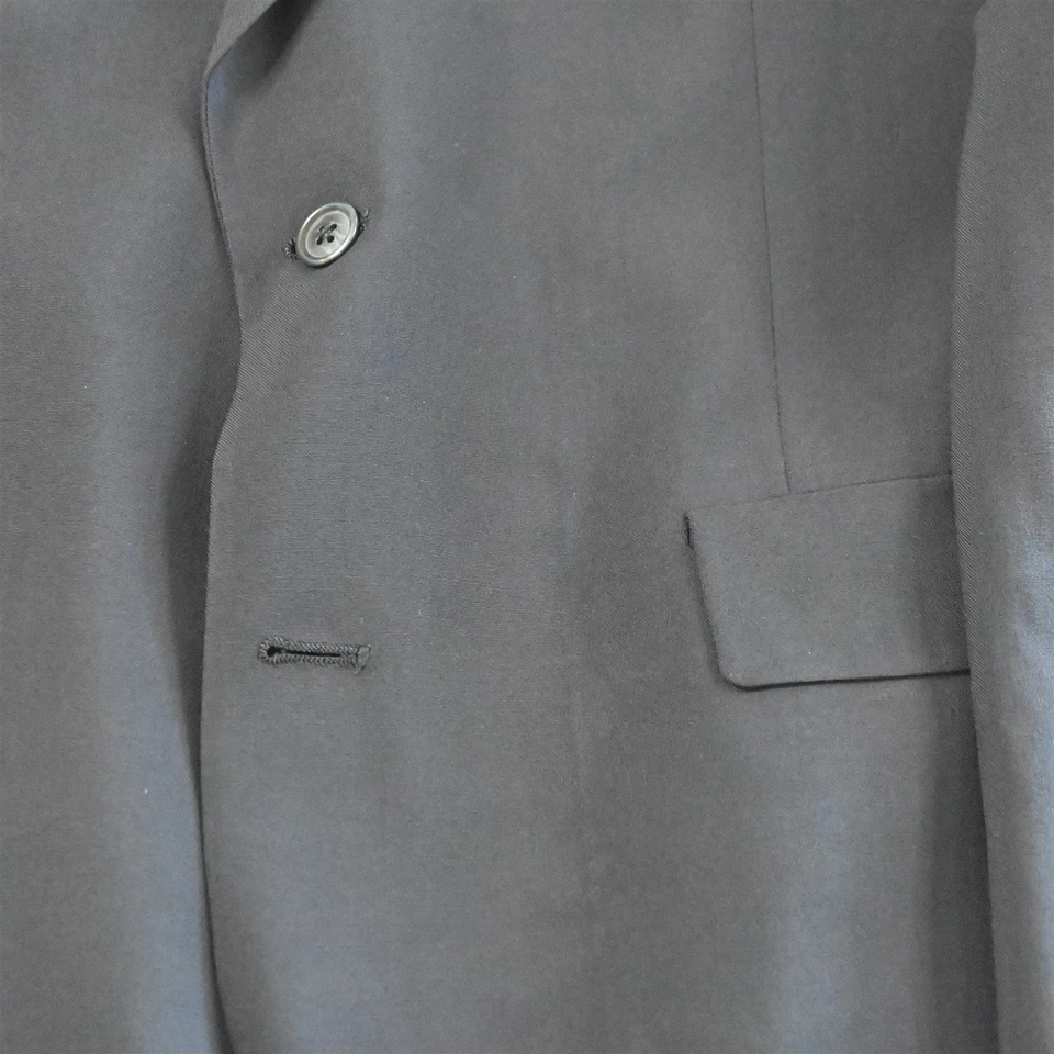 De Colección Hecho en EE. UU. Hart Marx 40R Azul Marino 100% Lana Para Hombres Blazer Traje Chaqueta Abrigo Deportivo Foto 3 de 4