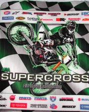 Vintage Feld Motor Sport AMA Supercross 4' X 6' Blanket 2013 Ryan Villapoto MX