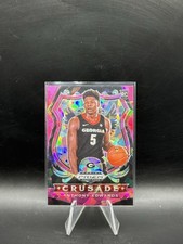 2020-21 Prizm Draft Picks Collegiate Anthony Edwards RC Pink Ice Crusade #81