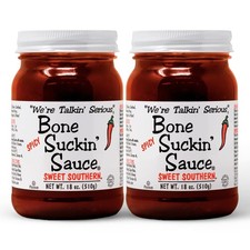 Bone Suckin' Sauce Sweet Southern BBQ Sauce, GlutenFree, NonGMO, Kosher, Swee...