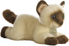 Aurora Adorable Miyoni Siamese Cat Stuffed Animal - Lifelike Detail -...