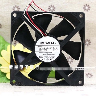   9225 3610RL-04W-B49 9025 12V 0.35A 9CM computer case cooling fan *hu