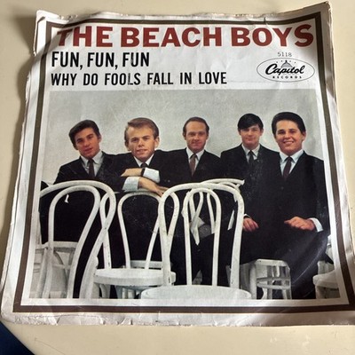 BEACH BOYS *FUN,FUN, FUN*PICTURE SLEEVE WITH 45  RECORD