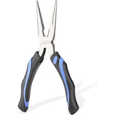 6-Inch Long Needle-Nose Side Cutting Pliers with Heavy Duty Nickel Chromium