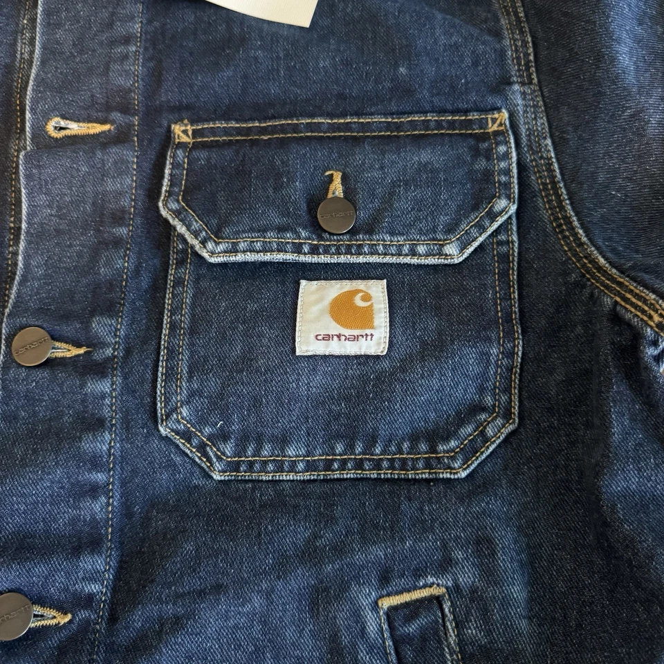 Carhartt WIP STETSON JACKET - BLUE STONE WASHED - NWT - Size M - Image 3 of 4