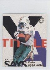 1997 Fleer Goudey YA Tittle Says Karim Abdul-Jabbar #1 0a1
