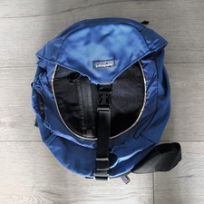 Borsa a tracolla vintage Patagonia da uomo 15" blu orbiter borsa a tracolla rotonda made in USA