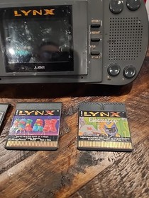 Atari Lynx 1 PAG-0201 Handheld Console - System Only For Repair No Power 3 Games