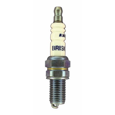 Brisk Spark Plugs BR12S, One Spark Plug 12 mm Thread 19 mm Reach Gasket Seat