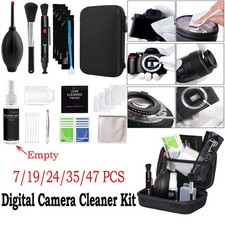 7-47PCS DSLR Camera Cleaning Kit Lens Sensor Cleaner for Canon Nikon Sony