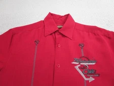Cuban Shirt Mens S Bowling Embroidered Rockabilly Tropicana Night Club Havana
