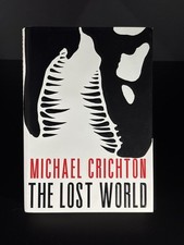 The Lost World Michael Crichton 1995 Hardcover Jurassic Park Sequel VG Condition