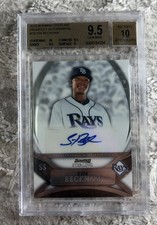2010 Bowman Sterling Tim Beckham Prospect Auto #BSP-TB Rays BGS 9.5
