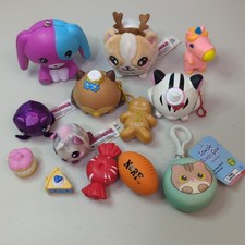 Lot of 13 Squeezable Stress Relievers Squishy Toys, Smooshy Mushy, Squeezamals