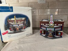 Department 56 Snow Village Cinema 56 Original Box - Retired Item