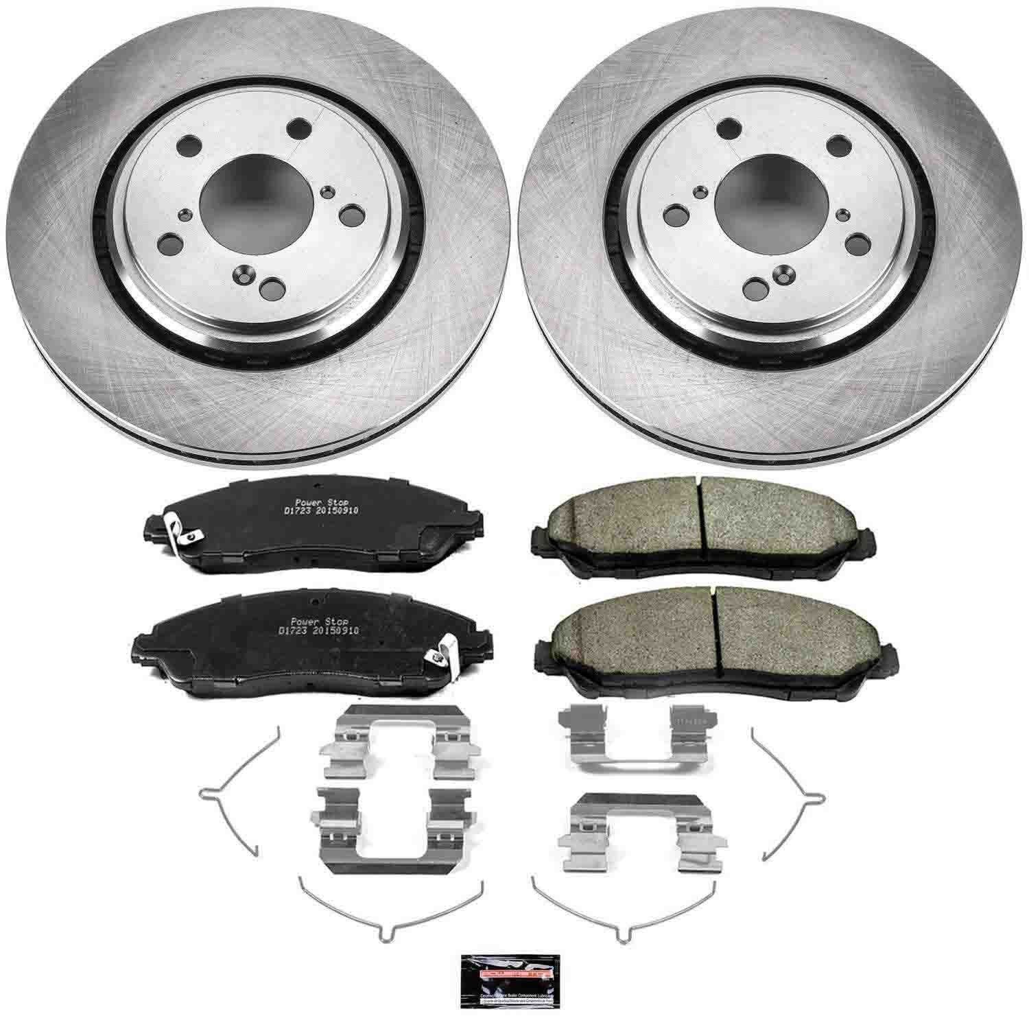 PowerStop KOE7352 Disc Brake Kit For 16-22 Acura Honda MDX Pilot Ridgeline