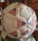 Vtg Official 1994 FIFA WORLD CUP US Men's National Team MINI SOCCER BALL 32 Yrs — photo 3