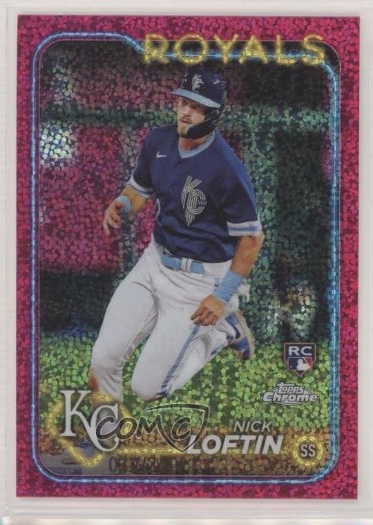 2024 Topps Chrome Magenta Speckle Refractor /350 Nick Loftin #183 Rookie RC 5j5
