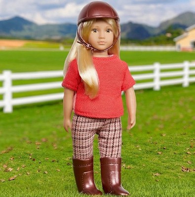 Battat Lori 6'' Jointed Equestrian Small Doll Original Outfit Blonde Br Eyes