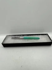 Vintage Scripto Fountain Pen Green Self Filling
