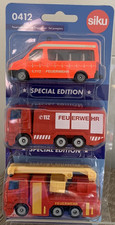 Siku 0412 Fire Brigade Set Special Edition Brand New & Sealed Fast UK Dispatch