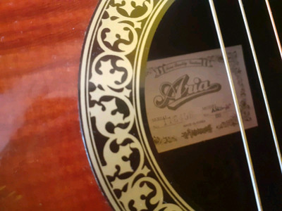 Aria Acoustic Guitar AMB 35 BS (Pickup not included) new strings